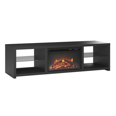 target tv stand with fireplace