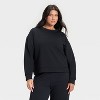 Women's Airy Sleek Ribbed Crewneck Sweatshirt - All In Motion™ - 4 of 4