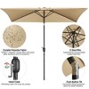 Yaheetech 6.5x10FT Patio Umbrella with Push Button Tilt - 4 of 4