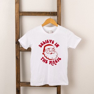 The Juniper Shop Believe In The Magic Santa Toddler Short Sleeve Tee - 1 of 2
