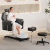 Reclining Pedicure Chair with Stool, Footrest & Massage Foot Basin, Hydraulic Lift Pedicure Station for Nail Tech, Swivel Foot Spa Chair - 4 of 4
