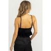 Women's RUCHED CROPPED TOP - Blue Blush - 3 of 3