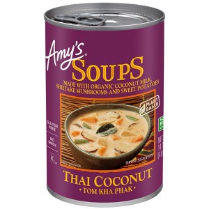 Amy's Gluten Free Thai Coconut Tom Kha Phak Soup - 14.1oz - 1 of 4