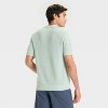 Men's Striped Full Button Sweater - Goodfellow & Co™ Light Green - 2 of 3