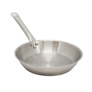 MegaChef Professional Kitchen Round Stainless Steel Fry Pan in Silver - 1 of 4