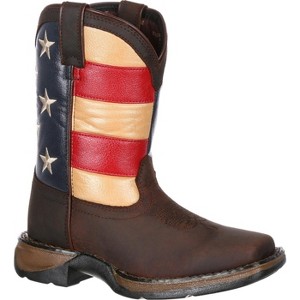 Lil' Rebel by Durango Kids Western Boot, DBT0160, Patriotic - 1 of 4