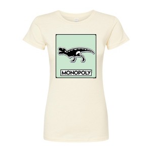 Women's - Monopoly - Trex Game Token Juniors Fitted Graphic T-Shirt - 1 of 2