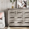 Jojoka Farmhouse 8 Drawer Dresser for Bedroom,55” Rustic Wood Chest of Drawers for Living Room - 2 of 4