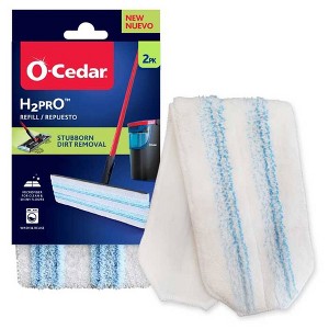 O-Cedar H2prO Mop Head Replacement Refill- 2pk - 1 of 4