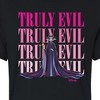 Women's - Disney Villains - Truly Evil Maleficent Cropped Graphic T-Shirt - 2 of 4