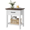 Nightstand Modern End Table Side Table with Storage Drawer - 2 of 4