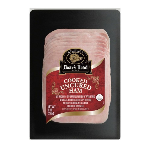 Boar's Head Sliced Cooked Ham - 8oz : Target
