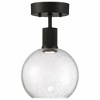 Access Lighting Port Nine 1 - Light Flush Mount in  Matte Black - 2 of 4