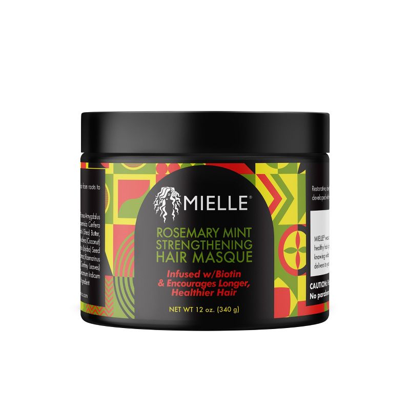 Mielle Organics BHM Rosemary Mint Strengthening Hair Masque - 12oz, 1 of 5