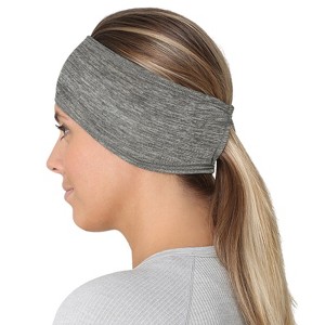 TrailHeads Women's Ponytail Headband for Winter - Moisture Wicking for Running, Sports, Workouts - 1 of 4