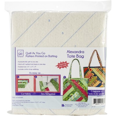 June Tailor Quilt As You Go Utility Shopper's Totes 3/Pkg