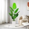 Artificial Bird of Paradise Tree , Faux Bird of Paradise Tree with Tall White Planter, Ideal for Home Decor and Housewarming Gift - 3 of 4