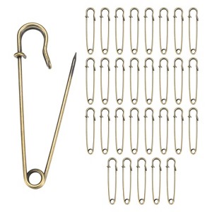 Unique Bargains Durable Sewing Upholstery Spring Lock Blanket Bulk Large Safety Pins 30 Pcs - 1 of 4