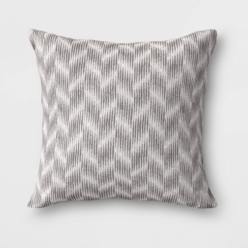 Sunbrella Kinza Stone Outdoor Oversize Throw Pillow Gray Project