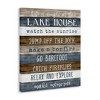 Stupell Industries Life Is Simple Lake House List Canvas Art - 2 of 4