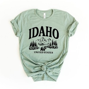 Simply Sage Market Women's Idaho Forest Scene Short Sleeve Graphic Tee - 1 of 3