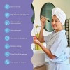 Turbie Twist Extra Long Microfiber Hair Towel Wrap for Women and Men - 2 Pack - Bathroom Essential Accessories - Quick Dry Hair Turban - 2 of 4