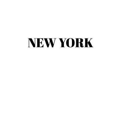 New York Hardcover White Decorative Book for Decorating Shelves, Coffee Tables, Home Decor, Stylish World Fashion Cities Design