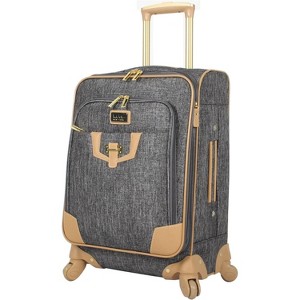 Nicole Miller Paige Softside Spinner 20" Carry On Expandable 4 wheel Suitcase - 1 of 1