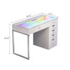 VANITII Diana RGB Vanity Desk - 6 Storage Drawers - 2 of 4