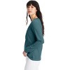 Hanes Women's Long Sleeve Cotton V-Neck T-Shirt - 2 of 4