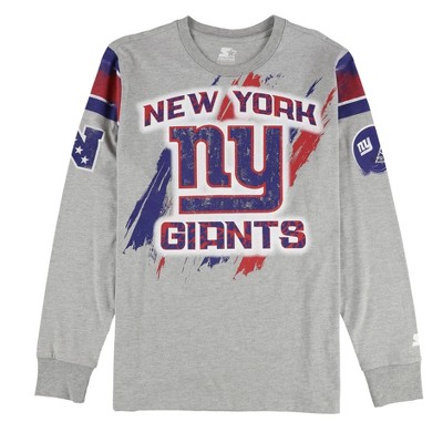 STARTER Mens New York Giants Graphic T-Shirt