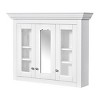 NicBex Wall Mounted Bathroom Storage Cabinet,Medicine Cabinet with Mirror and  Shelves for Bathroom,White - 4 of 4