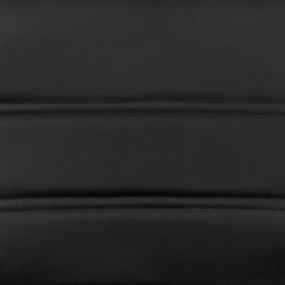 Mid-Back Black LeatherSoft Executive Swivel Office Chair with Chrome Frame