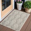 Silver Moroccan Indoor Outdoor Area Rug - 2 of 4