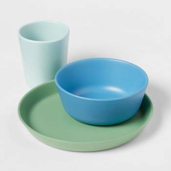 Buy Zak Designs Bluey Kids Dinnerware Set Includes Plate, Bowl, and Tumbler,  Made of Durable Melamine Material and Perfect for Kids (3-Piece Set,  Non-BPA) Online at Lowest Price Ever in India