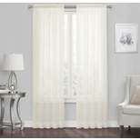 Kate Aurora Living 4-Pack High End Luxe Rod Pocket Sheer Voile Window Curtain Set