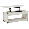 Bayflynn Rectangle Lift Top Cocktail Table White - Signature Design by Ashley - 3 of 4