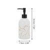 Unique Bargains Reusable Cylinder Marble Soap Dispenser 1 Pc - 4 of 4
