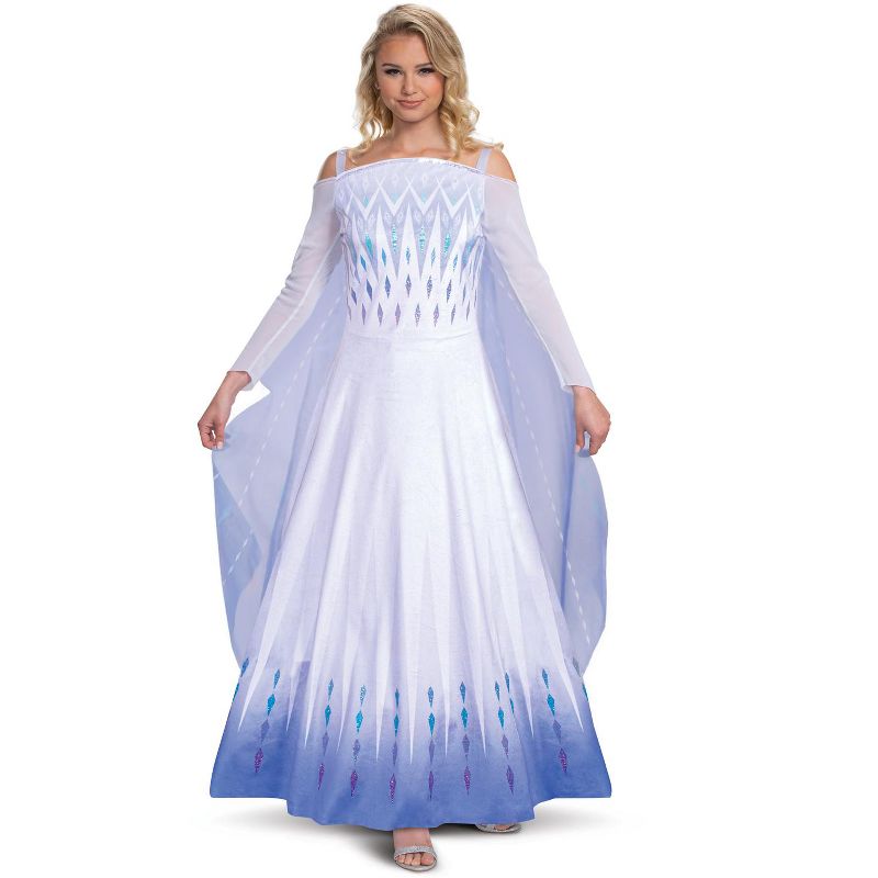 Frozen Snow Queen Elsa Prestige Women's Costume, X-Large (18-20), 1 of 3