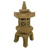 Design Toscano Sacred Pagoda Lantern Illuminated Statue - Beige - 3 of 4