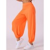 cheibear Women's Yoga Side Slit Joggers Sports Beach Harem Pants - 3 of 4