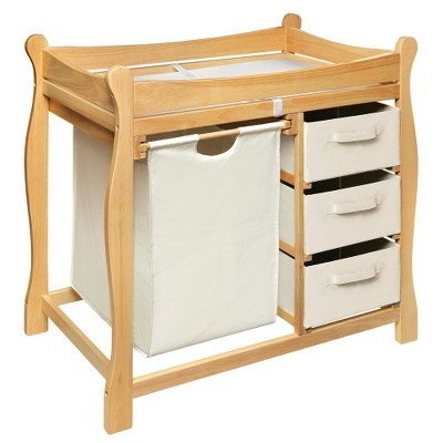 changing table with hamper