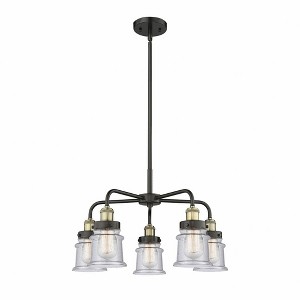 Canton - 5 Light Stem Hung Chandelier In Industrial Style-14.5 Inches Tall and 23.25 Inches Wide - 1 of 1