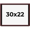PosterPalooza | Shadow Box 1.5" Depth Brown Picture Frame - UV Acrylic, Backing Board, Hanging Hardware - 2 of 4