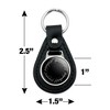 Lord of the Rings Mordor Script Black Leather Keychain - 4 of 4