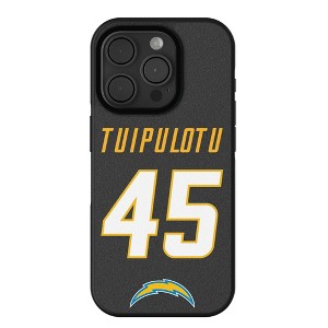 Keyscaper NFL Los Angeles Chargers Players Game Tactic Bump Cell Phone Case for Apple iPhone - 1 of 4