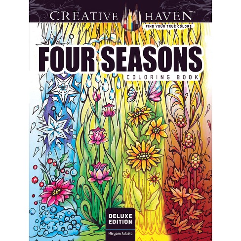 Creative Haven Autumn Inspirations Color By Number - (adult Coloring Books:  Seasons) By George Toufexis (paperback) : Target