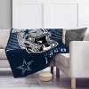 NFL Dallas Cowboys Helmet Stripes Flannel Fleece Blanket - 2 of 3