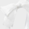 Girls' Chiffon Bow Headband - Cat & Jack™ White: Fashionable Hair Accessory for Styling, Securing, All Hair Types - 3 of 3