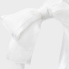 Girls' Chiffon Bow Headband - Cat & Jack™ White - image 3 of 3